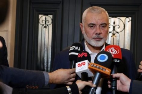 GAZA: AFIRMAN QUE ISRAEL MATÓ A LOS HIJOS Y NIETOS DEL LÍDER DE HAMAS