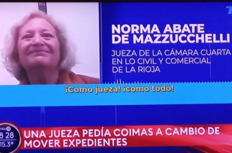 IMPULSARÁN UN JUICIO POLÍTICO CONTRA LA JUEZA NORMA ABATE DE MAZZUCCHELLI
