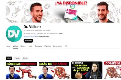 DR. VELLER. EL FENÓMENO YOUTUBER DE EGRESADOS DE LA FUNDACIÓN BARCELÓ