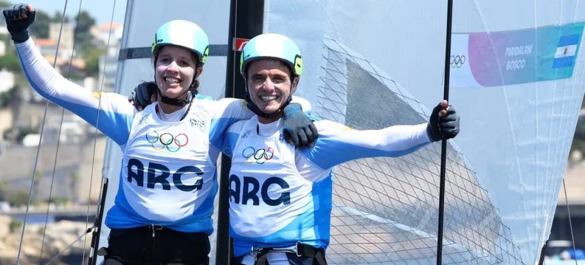 MAJDALANI Y BOSCO HICIERON HISTORIA EN LOS JJOO Y GANARON LA MEDALLA DE PLATA EN VELA
