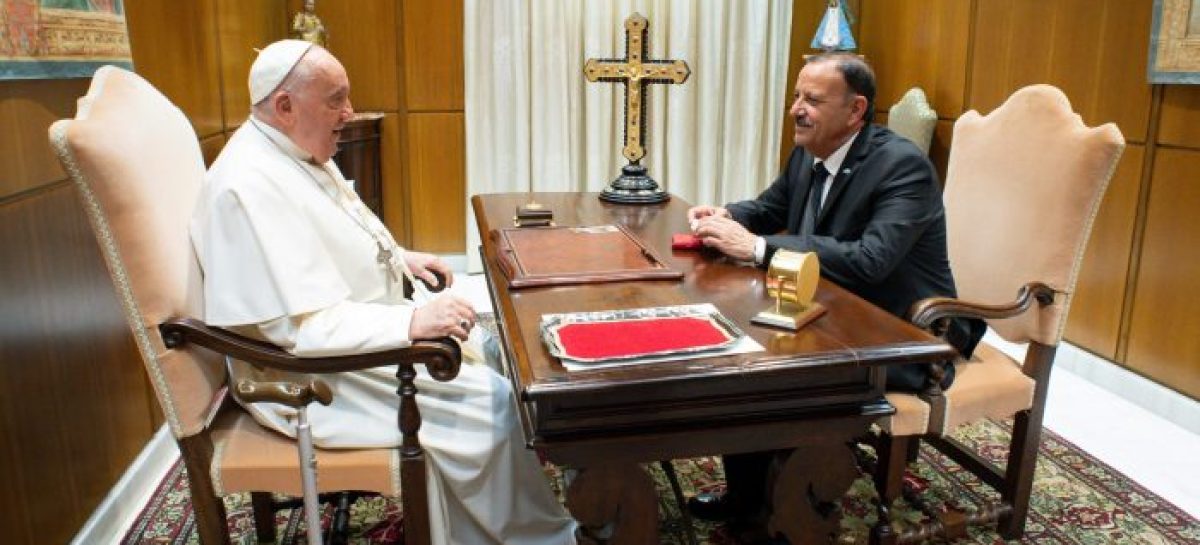 HABEMUS ENCUENTRO. QUINTELA CON EL PAPA FRANCISCO EN EL VATICANO