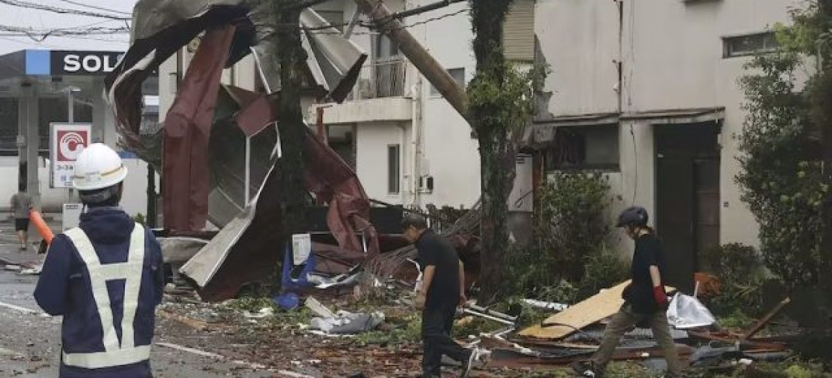 JAPÓN. TRES MUERTOS Y MILES DE EVACUADOS A CAUSA DE UN TIFÓN