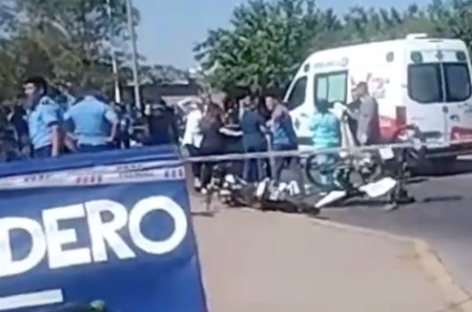 CAPITAL. CHOQUE DE MOTOS DEJÓ COMO SALDO UNA PERSONA FALLECIDA
