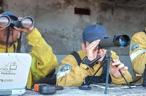 SIGUEN FOCOS ACTIVOS DE FUEGO EN EL CORDÓN DEL VELASCO