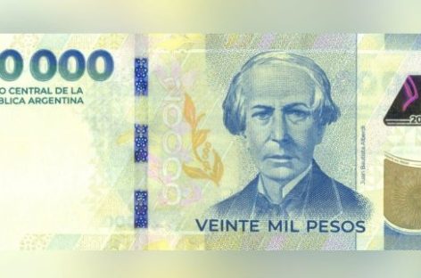 SE PUSO EN CIRCULACIÓN EL BILLETE DE $20.000 : LO QUE NECESITÁS SABER