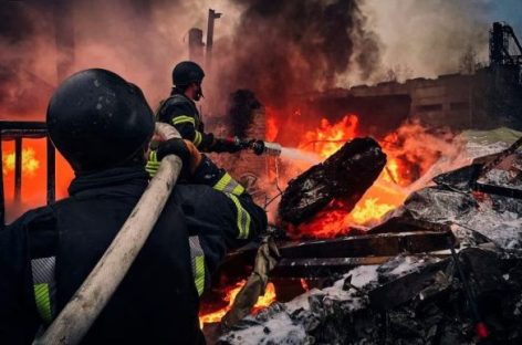 RUSIA LANZÓ ATAQUE COMBINADO CONTRA KIEV CON DRONES Y MISILES