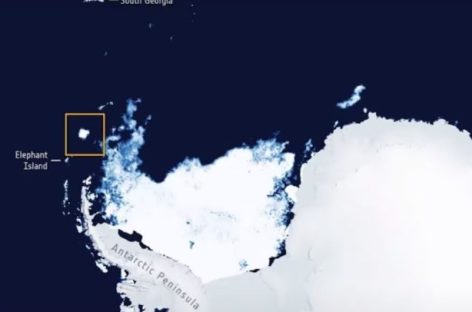 EL ICEBERG MÁS GRANDE DEL MUNDO SE DESPRENDIÓ DE LA ANTÁRTIDA Y AVANZA A LA DERIVA