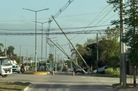 LA TORMENTA DEJÓ NUMEROSOS BARRIOS SIN LUZ EN LA CAPITAL