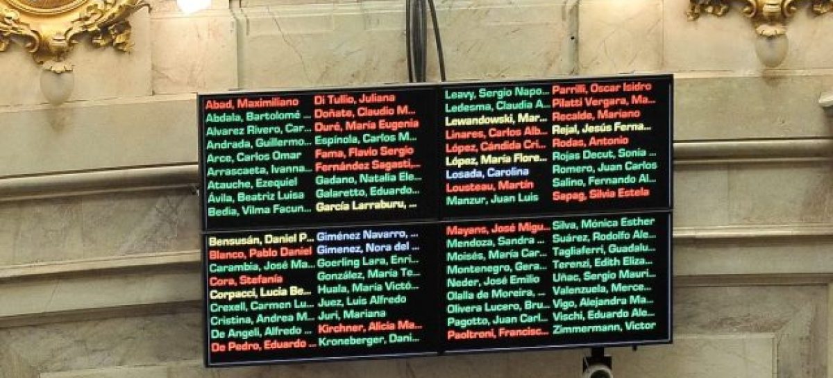 EL SENADO SANCIONÓ LA LEY QUE SUSPENDE LAS PASO PARA ESTE AÑO