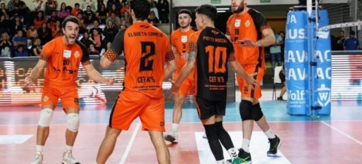 VÓLEY MASCULINO. CENTRO N° 5 A LA FINAL DE LA LIGA NACIONAL Y CLASIFICADO AL SUDAMERICANO