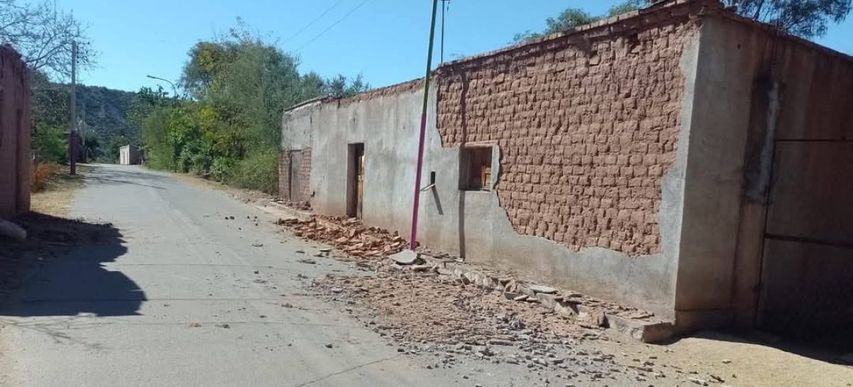 SISMO DE 5.9 GRADOS EN FAMATINA: DEJÓ DAÑOS DIVERSOS PERO NO HERIDOS