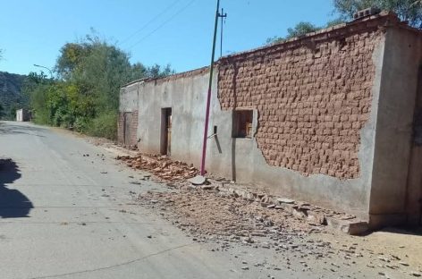 SISMO DE 5.9 GRADOS EN FAMATINA: DEJÓ DAÑOS DIVERSOS PERO NO HERIDOS