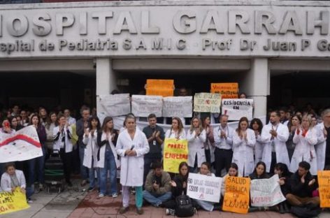 SE PROFUNDIZA EL CONFLICTO EN EL HOSPITAL GARRAHAM