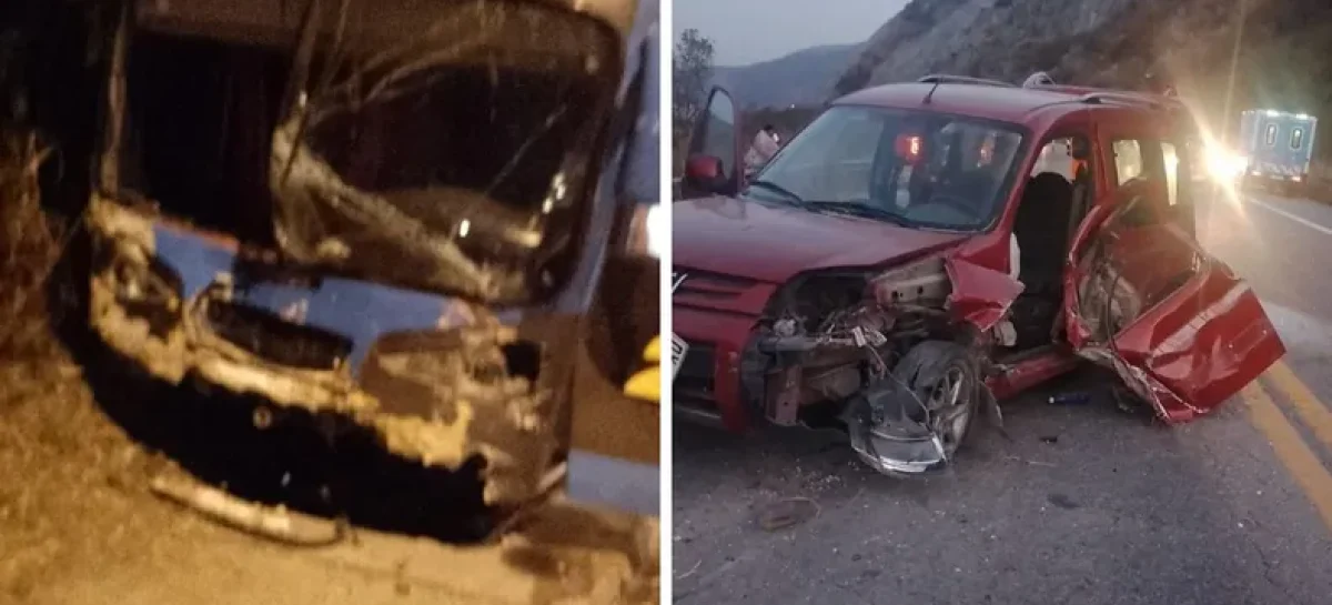 UN COLECTIVO QUE SALIÓ DE LA RIOJA CON ADULTOS MAYORES CHOCÓ EN JUJUY