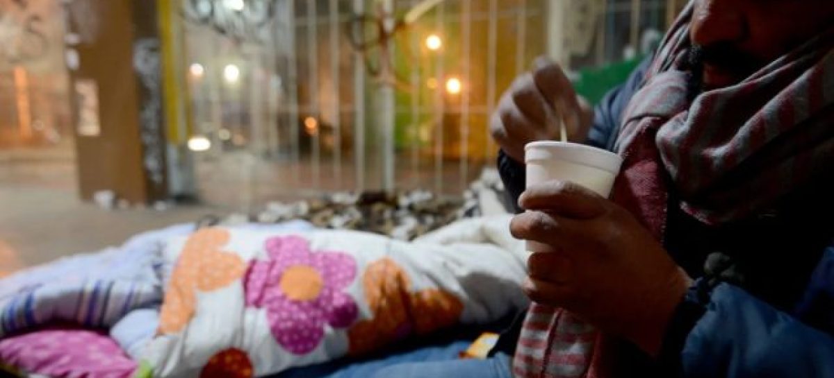 POR LA OLA DE FRÍO POLAR SE ASISTIERON A MÁS DE 120 FAMILIAS EN LA CAPITAL
