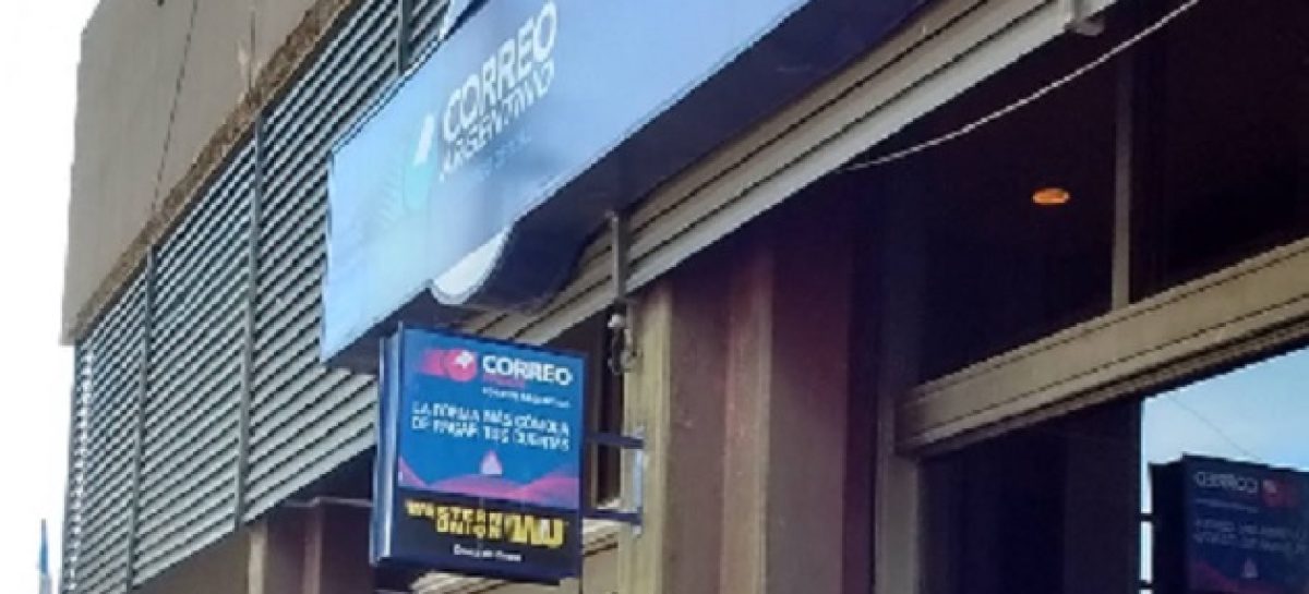 CERRÓ SUCURSAL DEL CORREO ARGENTINO EN SANAGASTA Y CERRARÁ OTRA A FIN DE MES