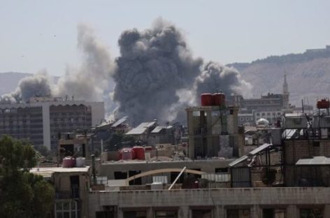 ISRAEL BOMBARDEÓ EL CUARTEL GENERAL DEL EJÉRCITO DE SIRIA EN DAMASCO