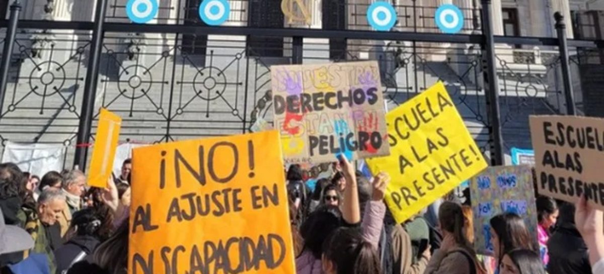HABRÁ UNA NUEVA MARCHA EN DISCAPACIDAD CONTRA EL VETO DE MILEI