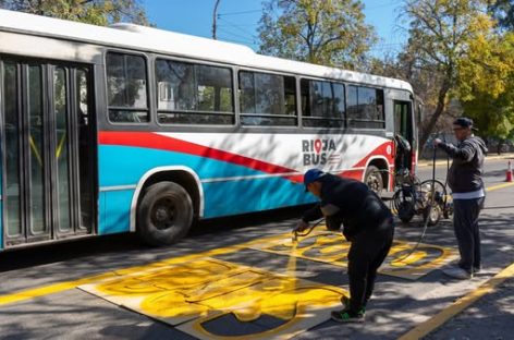 ARRANCÓ EL SISTEMA DE CARRILES EXCLUSIVOS EN LAS AVENIDAS OCAMPO, PERÓN Y RIVADAVIA