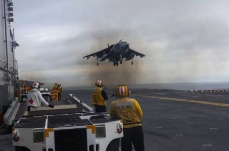 EEUU DIFUNDIÓ IMÁGENES DE BARCOS DE GUERRA QUE SE DIRIGEN HACIA AGUAS CERCANAS A VENEZUELA