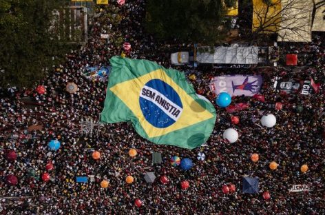 BRASIL. MASIVAS MARCHAS CONTRA UNA AMNISTÍA A BOLSONARO Y UN BLINDAJE PARA LEGISLADORES