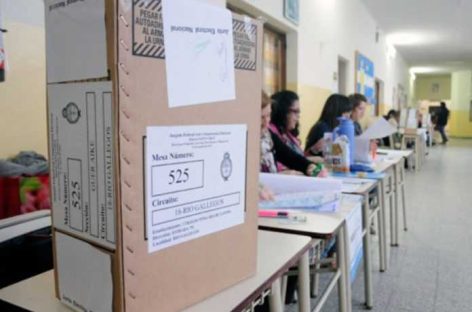 NO HABRÁ CLASES EL LUNES A LA MAÑANA EN LAS ESCUELAS DONDE SE VOTE