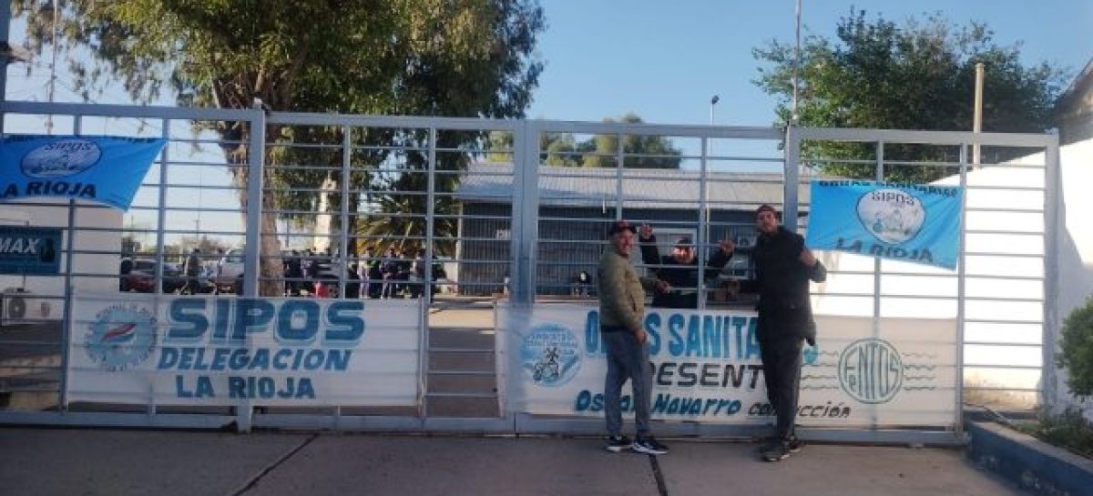 PARO EN AGUAS RIOJANAS. PÍDEN SER DECLARADOS COMO SERVICIO ESENCIAL