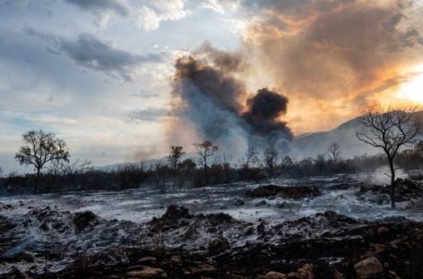 HAY CUATRO FOCOS DE INCENDIOS FORESTALES EN LA CAPITAL