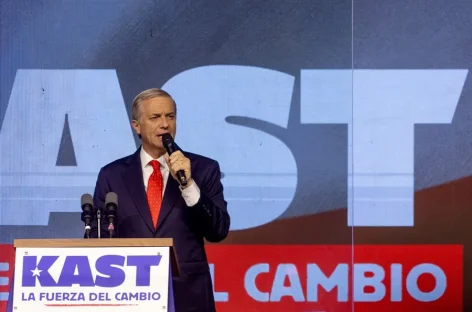 EL ULTRADERECHISTA KAST ARRASÓ Y ES ELECTO PRESIDENTE DE CHILE