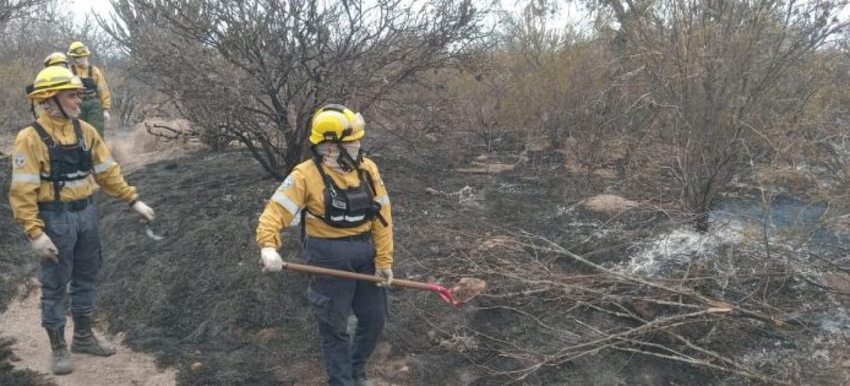 INCENDIO EN LAS TALAS: TOTALMENTE  CONTROLADO Y MONITOREADO