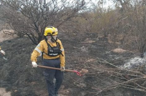 INCENDIO EN LAS TALAS: TOTALMENTE  CONTROLADO Y MONITOREADO