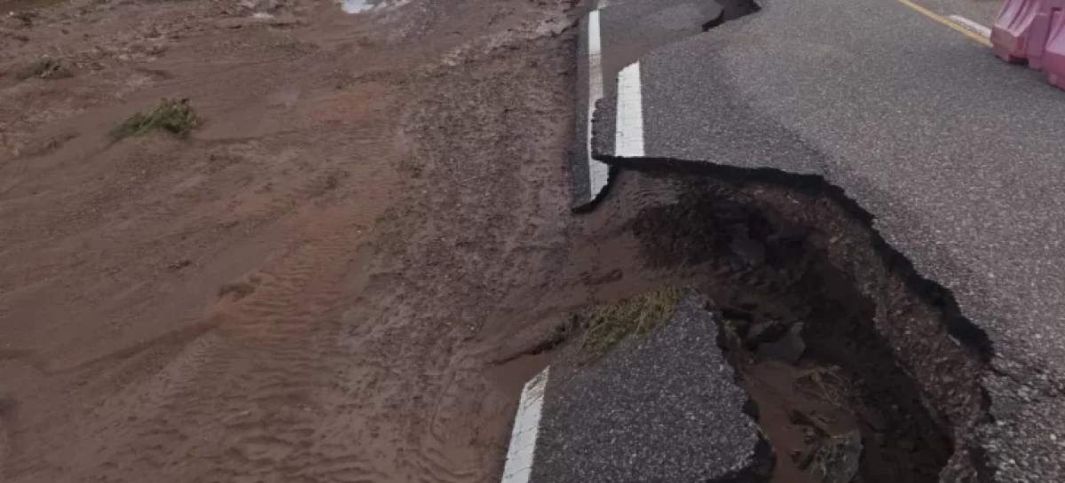 LA RUTA NACIONAL 141 QUE UNE CHEPES Y SAN JUAN, INTRANSITABLE