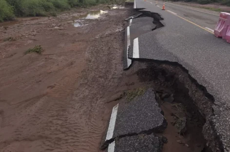LA RUTA NACIONAL 141 QUE UNE CHEPES Y SAN JUAN, INTRANSITABLE
