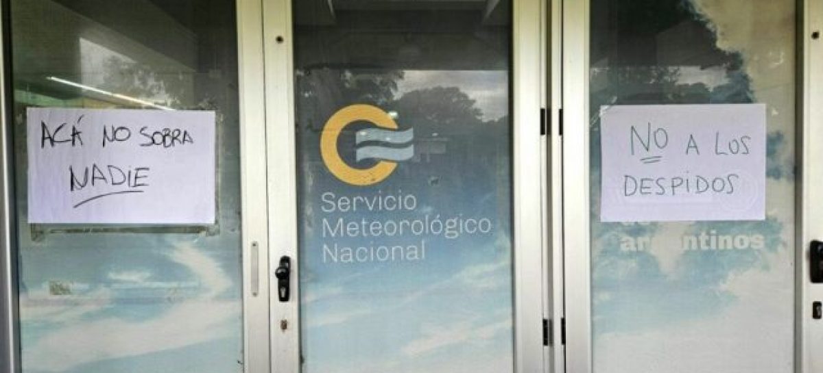 DESPIDOS EN SERVICIO METEOROLÓGICO NACIONAL ALCANZARON A LA RIOJA