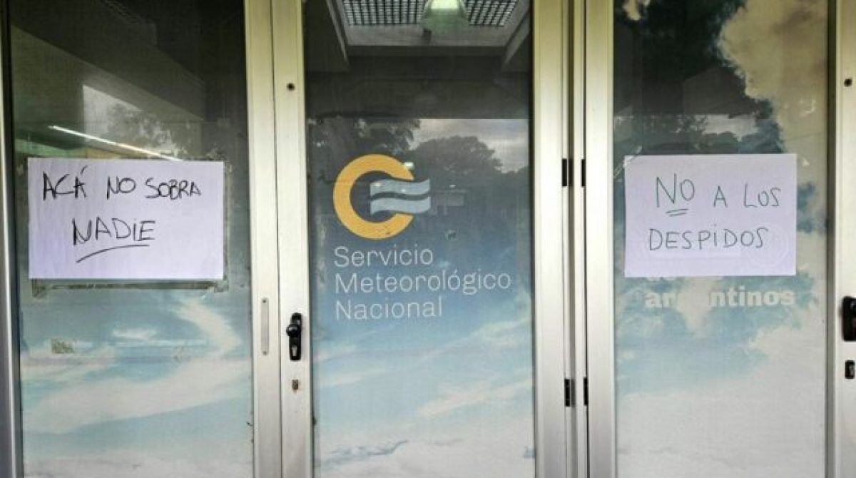 DESPIDOS EN SERVICIO METEOROLÓGICO NACIONAL ALCANZARON A LA RIOJA