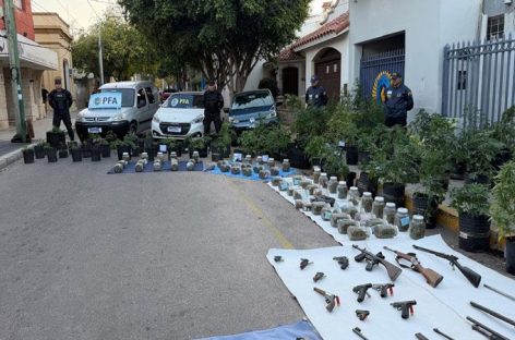 OPERATIVO ANTI DROGAS. INCAUTAN MARIHUANA, ARMAS, MUNICIONES Y VEHÍCULOS