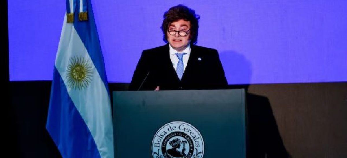 MILEI ANUNCIÓ BAJA DE LAS RETENCIONES AL TRIGO Y LA CEBADA Y UNA REDUCCIÓN A LA SOJA