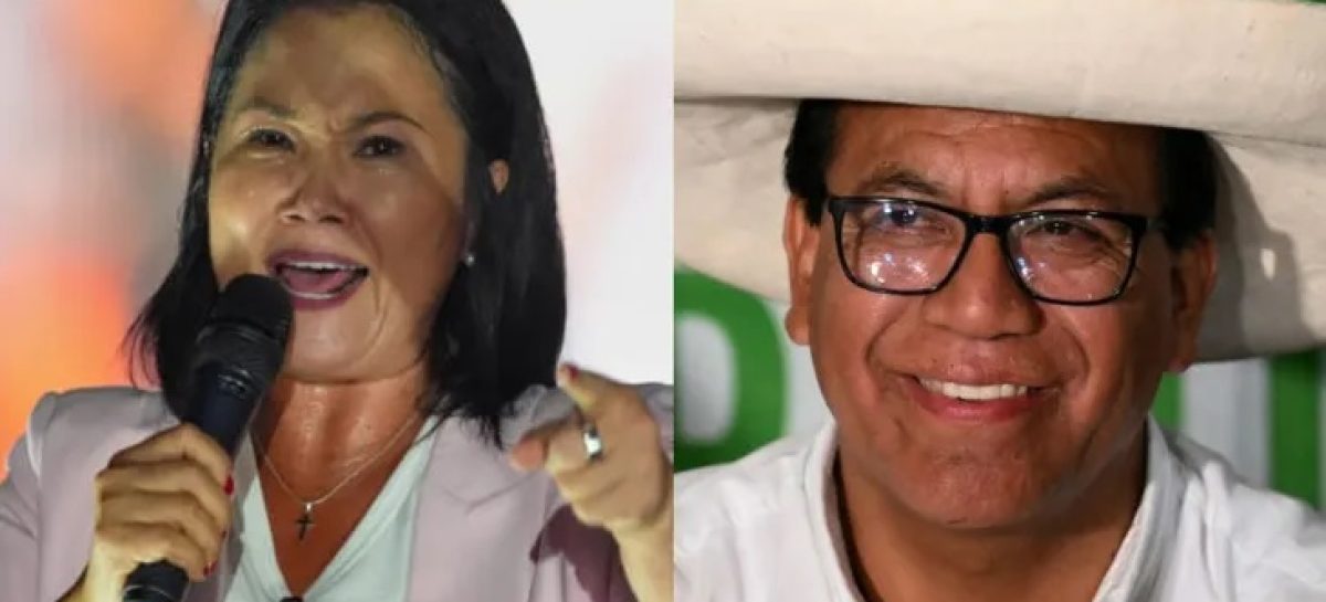 BALOTAJE EN PERÚ. KEIKO FUJIMORI TOMA LEVE VENTAJA SOBRE ROBERTO SÁNCHEZ EN UNA ELECCIÓN CON FINAL ABIERTO