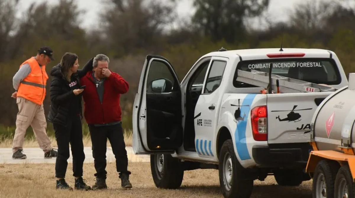 «ESTABA PREVISTA LA LLEGADA DEL HELICÓPTERO A LA RIOJA»