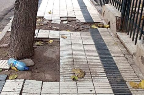 INTIMACIONES MASIVAS A FRENTISTAS PARA QUE ARREGLEN SUS VEREDAS