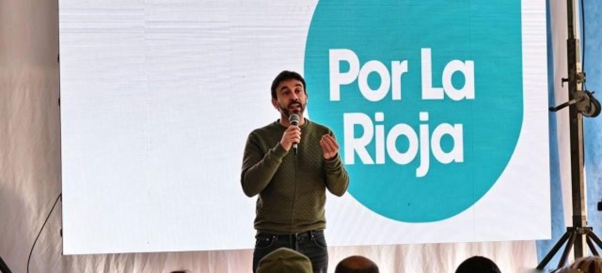 «QUIERO SER GOBERNADOR PARA HACER ALGO DISTINTO POR LA RIOJA»