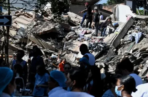 TERREMOTO EN COLOMBIA. AL MENOS 181 MUERTOS, 800 HERIDOS Y BUSCAN A 2.568 DESAPARECIDOS