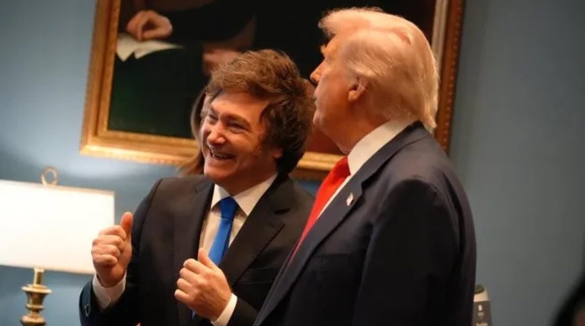 MILEI CELEBRÓ LOS DICHOS DE TRUMP SOBRE MALVINAS. «PASÓ ALGO MUY FUERTE»