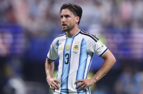 NICOLÁS TAGLIAFICO DEJÓ DUDAS SOBRE SU FUTURO EN LA SELECCIÓN: «ES MI ETAPA FINAL»