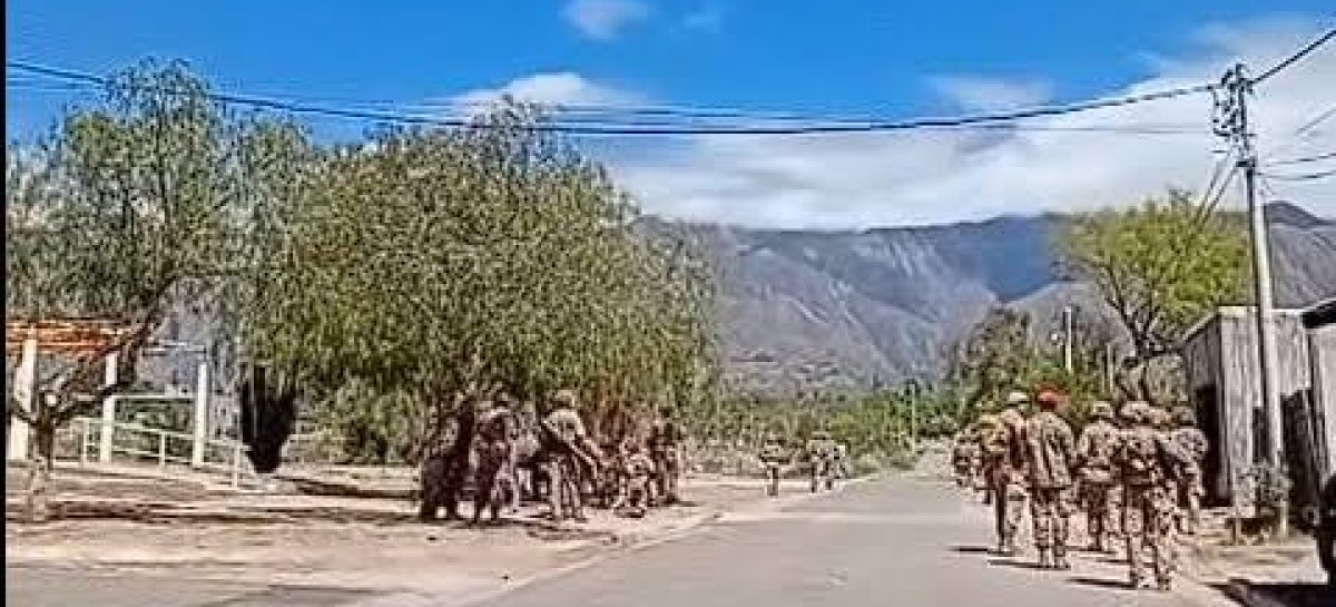 EJERCICIOS MILITARES EN LA RIOJA. «NOS SORPRENDIÓ, HUBO UN EXCESO»