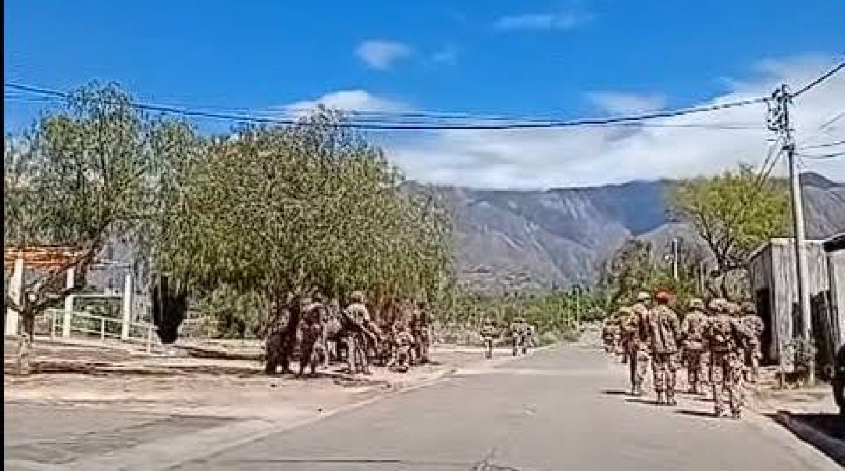 EJERCICIOS MILITARES EN LA RIOJA. «NOS SORPRENDIÓ, HUBO UN EXCESO»